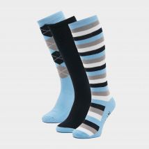 Dublin Socks Pack Of 3 - Blue, blue