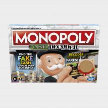 Hasbro Monopoly Crooked Cash Board Game - Grey, Grey