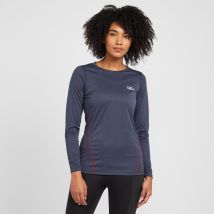 Oex Women's Breeze Long Sleeve Baselayer T-Shirt - Navy, Navy