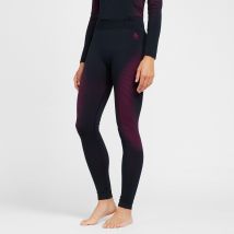 Odlo Women's Performance Warm Eco Leggings - Dark Pink, DARK PINK