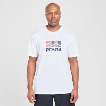 Prana Men's Mountain Short Sleeve Tee - White, White