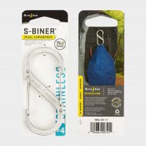 Niteize S-Biner Sidelock  #4 - Silver, silver