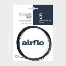 Airflo Polyleader 5' Trout Super Fast Sink Grey, Grey