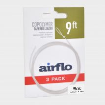 Airflo Tactical Tapered Leader 9Ft 4.8Lb (3 Pack) - No Colour, No Colour