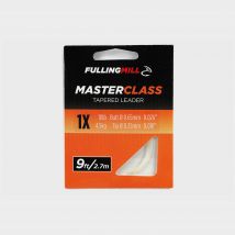 Fulling Mill Masterclass Tapered Leaders 9Ft Size 1X - Clear, Clear
