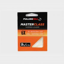 Fulling Mill Masterclass Tapered Leaders 9Ft Size 6X - Clear, Clear