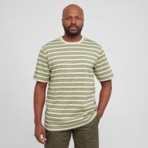 One Earth Men's Bude Stripe T-Shirt - Khaki, Khaki