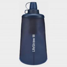 Lifestraw Peak Series Collapsible Squeeze Bottle With Filter - 650Ml - Blue, Blue
