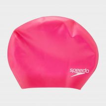 Speedo Long Hair Swim Cap - Pnk, PNK