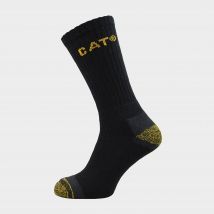 Cat Premium Work Sock Pack Of 4 - Black, Black