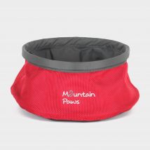 Mountain Paws Collapsible Water Bowl - Red, Red