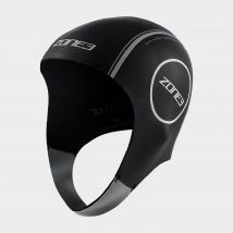 Zone 3 Neoprene Swim Cap - Black, Black