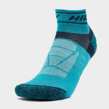 Hilly Unisex Trail Quarter Socks - Blue, Blue