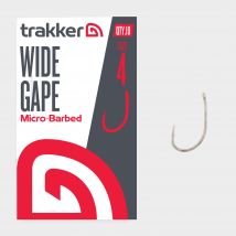 Trakker Wide Gape Barbed Hooks Size 4 - No Colour, No Colour