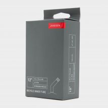 Janssen 12 X 1.75 - 2 1/4" Bike Inner Tube With Angled Schrader Valve - Grey, Grey