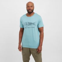 Weird Fish Men's Scribble T-Shirt - Blu$, BLU$
