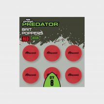 Fox Rage Predator Bait Poppers, Red