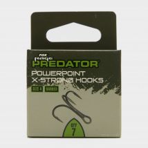 Fox Rage Predator X-Strong Barbed Treble Hooks 4 X 6 - Black, Black