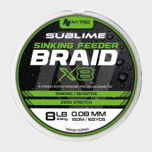 Nytro Sublime X8 Sinking Feeder Braid 0.08Mm - Multi, Multi