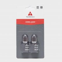 Technicals Set of 2 Combination Locks, Grey