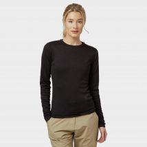 Peter Storm Women's Long-sleeve Thermal Crew-neck Baselayer Top, Black
