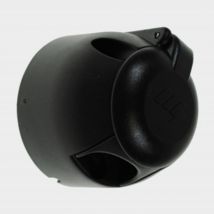 Maypole 12N 7 Pin Plastic Socket, Black