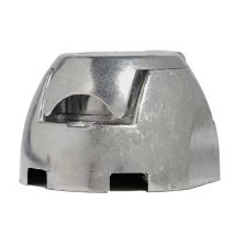Maypole 12N 7 Pin Aluminium Socket, Silver