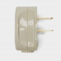 W4 Clipsal 2-pin 12V Plug, White