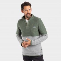 Weird Fish Men's Kielder 1/4 Zip Special Edition Macaroni, Grey