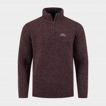 Weird Fish Men's Altwood  1/4 Zip Jumper, Purple