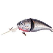 FLADEN Fishing Jointed Fat Black/Silver (8cm), Silver