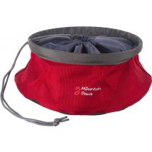 Mountain Paws Collapsible Dog Food Bowl, Red
