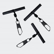 Middy Pellet Float Adaptors 3Pc, Black