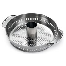 Weber Gourmet BBQ System Poultry Roaster, Silver