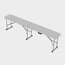 Home vida 6ft Folding Bench, White