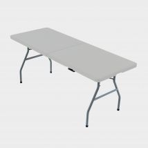 Home vida 6ft Folding Table, White