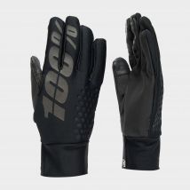 100% Men's Brisker Hydromatic Waterproof Gloves, Black