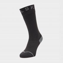 Sealskinz Waterproof All Weather Mid Length Socks, Black