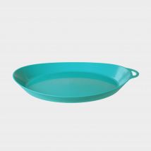 LIFEVENTURE Ellipse Plastic Camping Plate, Blue