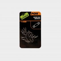 FOX INTERNATIONAL Edges Micro Rig Swivel, Silver