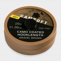 THINKING ANGLER Camsoft Hooklength Camo Gravel Brown 25lb, Brown
