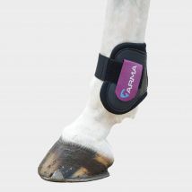 Arma Fetlock Boots Black/Plum, Purple