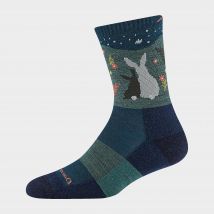 Darn tough vermont Women's Merino Wool Animal Patterned Hiking Boot Socks, Blue