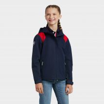 Ariat Kids' Spectator Waterproof Team Jacket, Navy