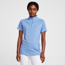 Aubrion Womens Highgate Short Sleeved Base Layer Sky Blue, Blue