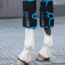 Horseware Ice-Vibe Knee Wraps, Black