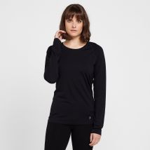 Smartwool Women's All Season Long Sleeve Baselayer Top, Black