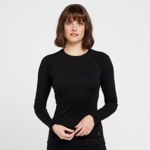Smartwool Women's Classic Crew Merino Long Sleeve Baselayer Top, Black