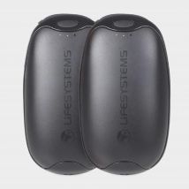 Lifesystems Dual-Palm Rechargeable Hand Warmers, Black