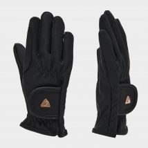 Aubrion Kids' PU Riding Gloves, Black